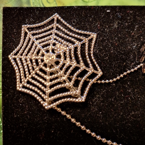 Avon Vintage  Silver-Toned "Spider Double Tac Pin"  2006, NWOT - Picture 7 of 10